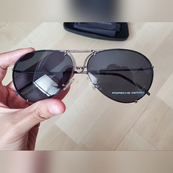 NWT Porsche design aviator sunglasses, unisex - Picture 2 of 7